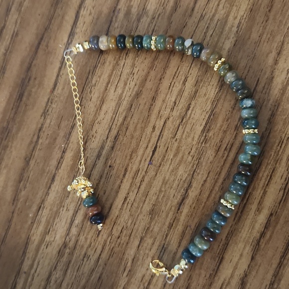 New!!  Bracelet 18 kt plated gold - Picture 2 of 7